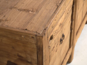 Antique Chinese sideboard with four doors (c.1900) #12