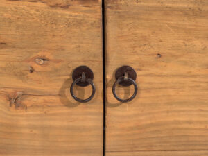 Antique Chinese sideboard with four doors (c.1900) #12