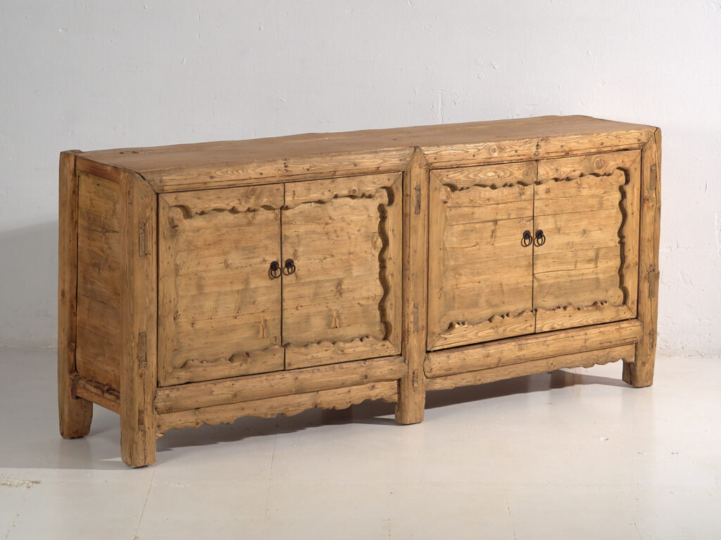 Large antique primitive style sideboard (c.1900) #15