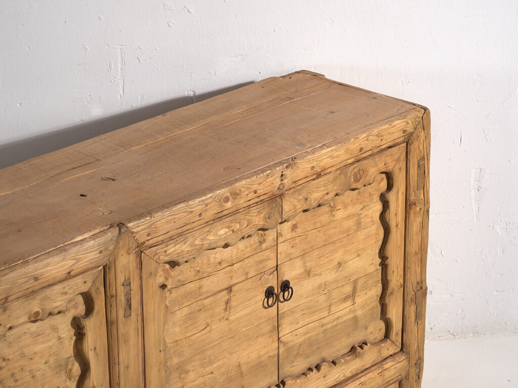 Large antique primitive style sideboard (c.1900) #15