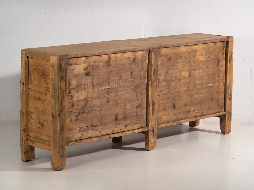 Large antique primitive style sideboard (c.1900) #15