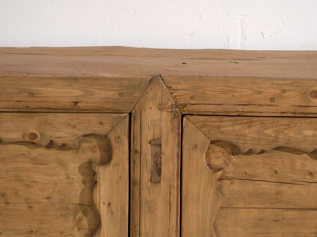 Large antique primitive style sideboard (c.1900) #15