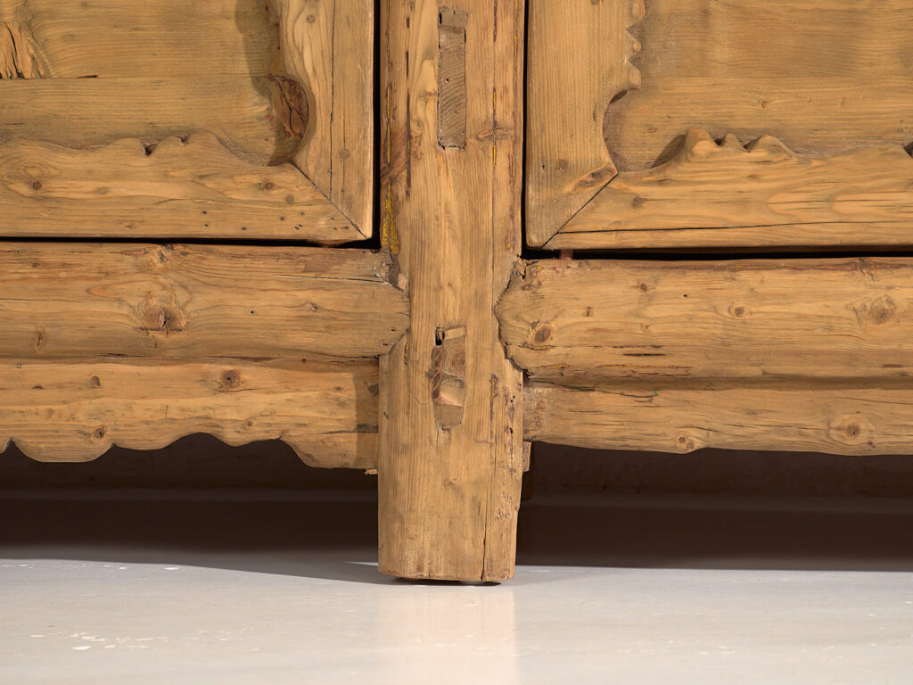 Large antique primitive style sideboard (c.1900) #15