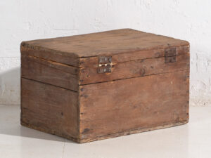 Pequeño estuche antiguo de madera (c.1920) #2