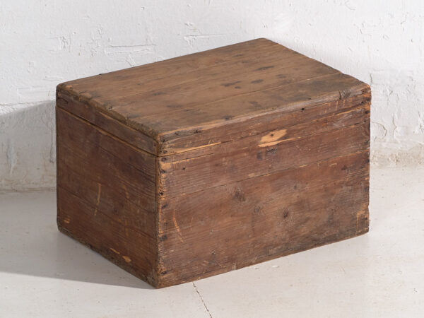 Pequeño estuche antiguo de madera (c.1920) #2