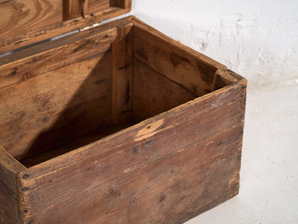 Pequeño estuche antiguo de madera (c.1920) #2