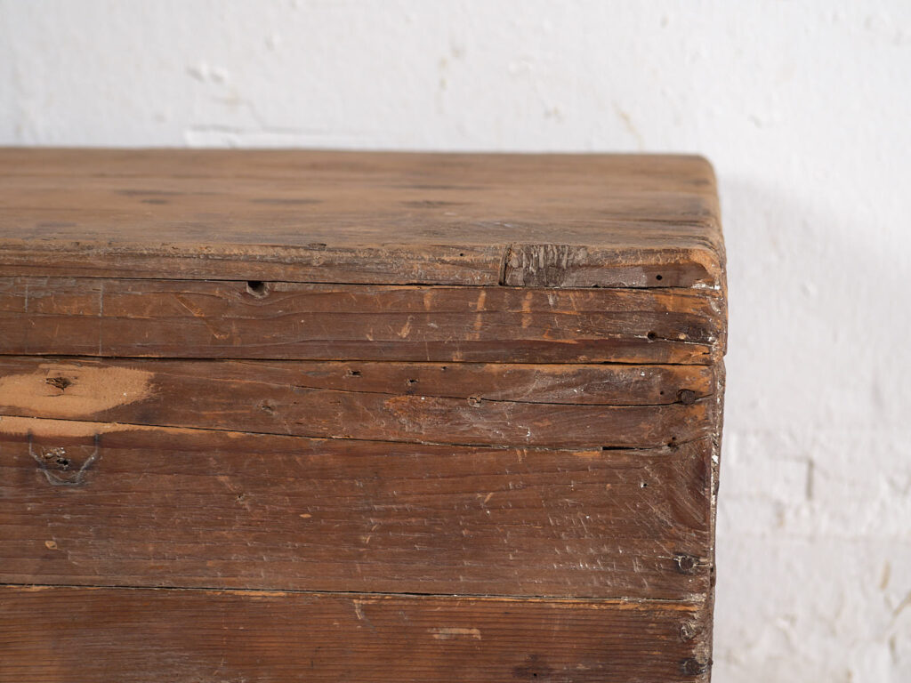 Pequeño estuche antiguo de madera (c.1920) #2