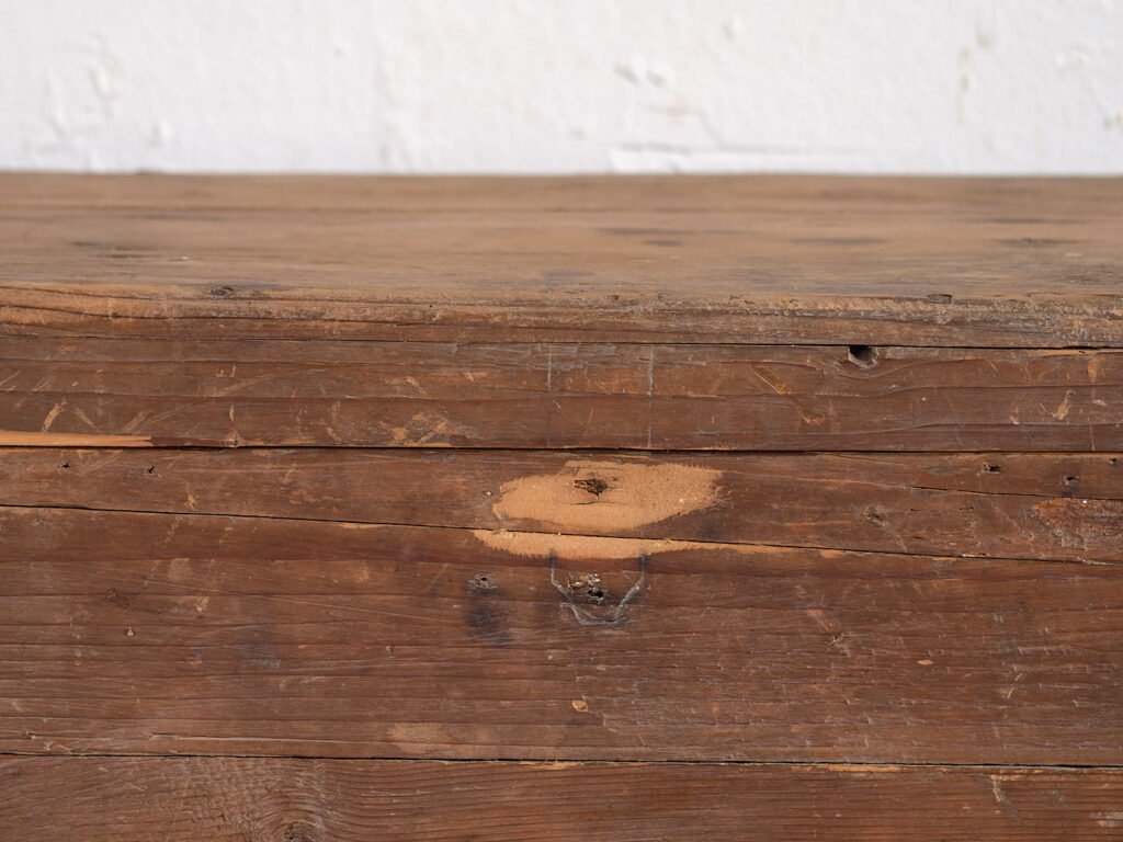 Pequeño estuche antiguo de madera (c.1920) #2