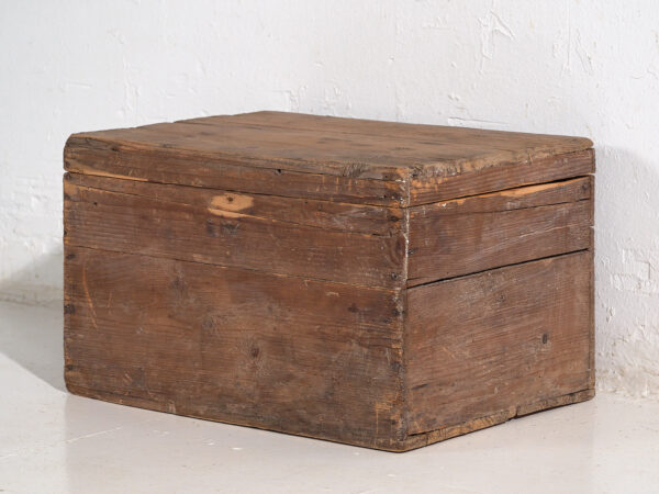 Pequeño estuche antiguo de madera (c.1920) #2