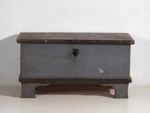 Baúl antiguo de madera con herrajes originales (c.1900) #16