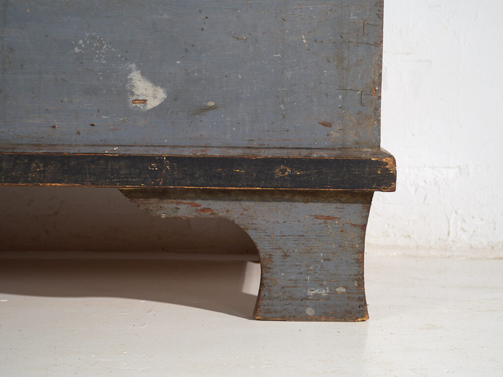 Baúl antiguo de madera con herrajes originales (c.1900) #16