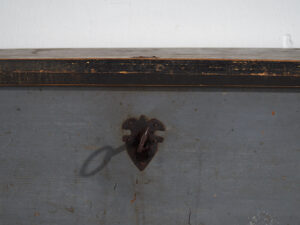 Baúl antiguo de madera con herrajes originales (c.1900) #16