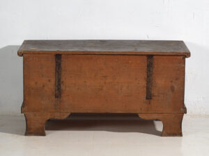 Baúl antiguo de madera con herrajes originales (c.1900) #16