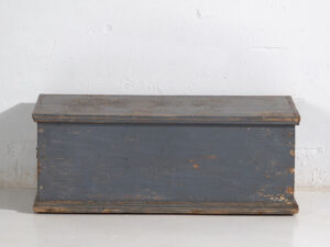 Small antique blue trunk (c.1920) #35