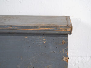 Small antique blue trunk (c.1920) #35