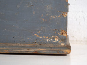 Small antique blue trunk (c.1920) #35
