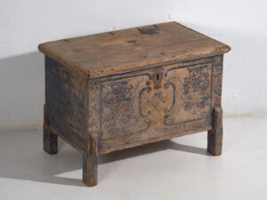 Antique hand painted wedding chest (Year 1846) #37