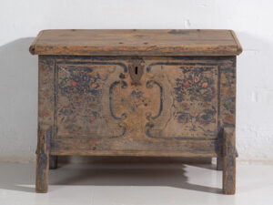 Antique hand painted wedding chest (Year 1846) #37