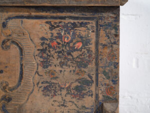 Antique hand painted wedding chest (Year 1846) #37