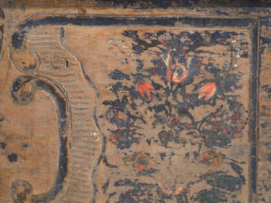 Antique hand painted wedding chest (Year 1846) #37