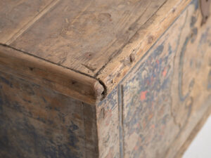 Antique hand painted wedding chest (Year 1846) #37