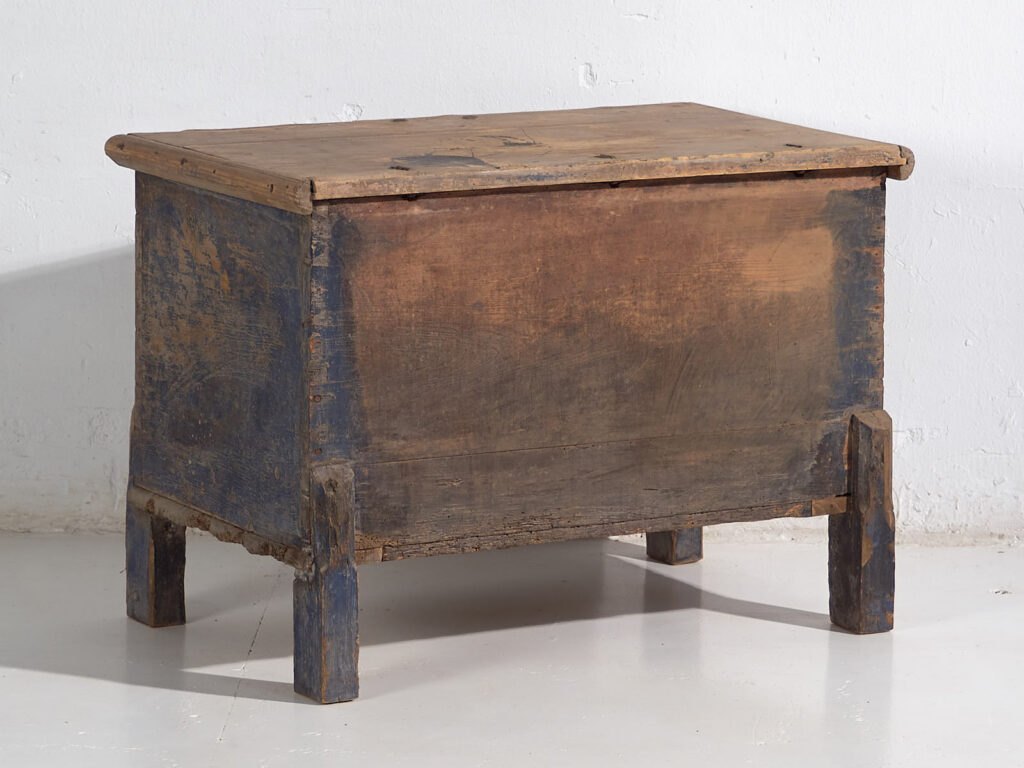 Antique hand painted wedding chest (Year 1846) #37