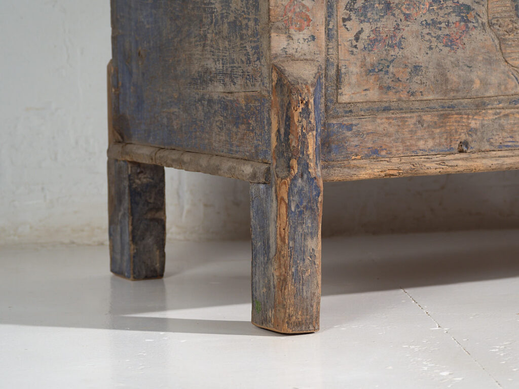 Antique hand painted wedding chest (Year 1846) #37