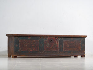Antique storage chest in dark tones (c.1870) #41