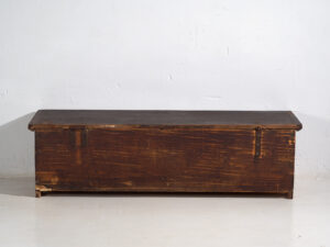 Antique storage chest in dark tones (c.1870) #41