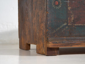 Antique storage chest in dark tones (c.1870) #41