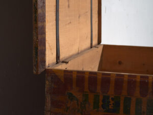 Grande malle ancienne peinte à la main (c.1900) #50