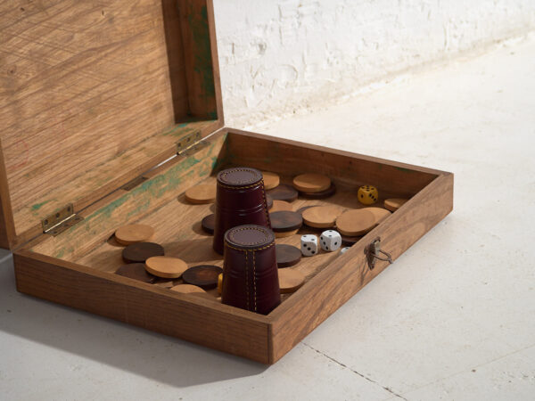 Estuche antiguo Van Laere para juegos de mesa (c.1920) #51