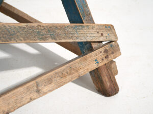 Mesa azul antigua de estilo provenzal francés (c.1920) #54