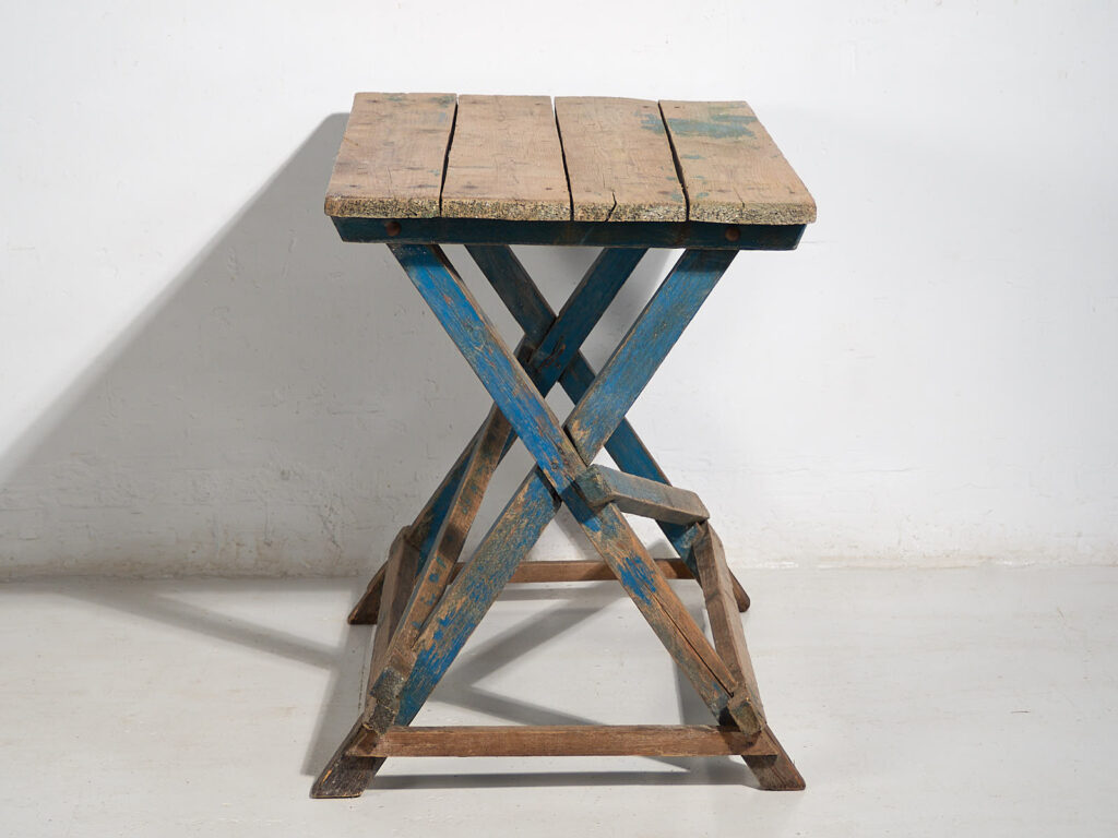 Mesa azul antigua de estilo provenzal francés (c.1920) #54