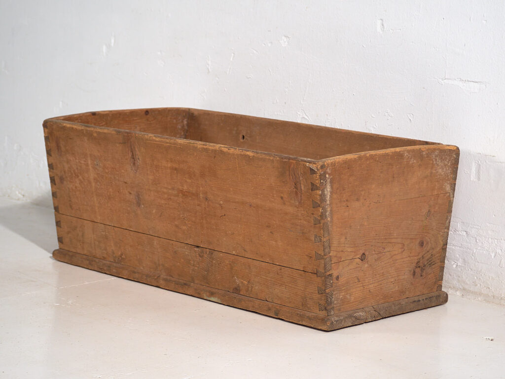 Cuna de bebé antigua de madera maciza (c.1920) #56