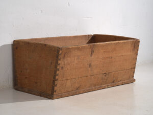 Cuna de bebé antigua de madera maciza (c.1920) #56