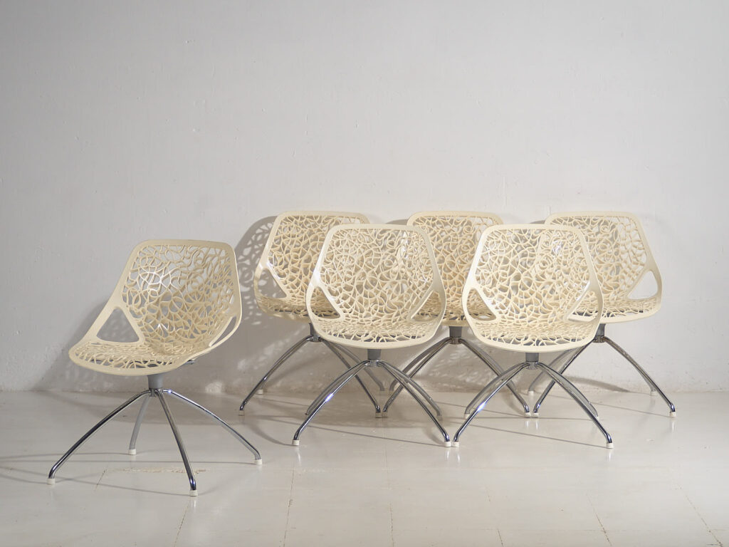 Sillas modernas Caprice de Marcello Ziliani (c.2008). Conjunto de 6 piezas