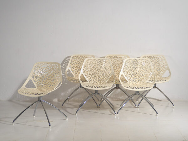 Sillas modernas Caprice de Marcello Ziliani (c.2008). Conjunto de 6 piezas