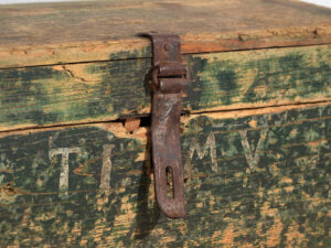 Cofre verde antiguo (c.1920) #70