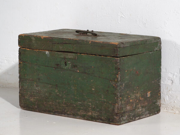 Cofre verde antiguo (c.1920) #74