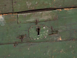 Antique green chest (c.1920) #74