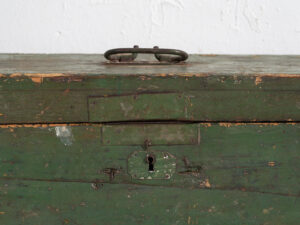 Antique green chest (c.1920) #74