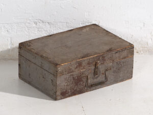 Estuche antiguo con pátina de color gris (c.1920) #76