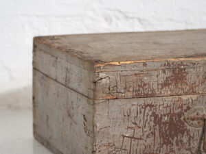 Estuche antiguo con pátina de color gris (c.1920) #76