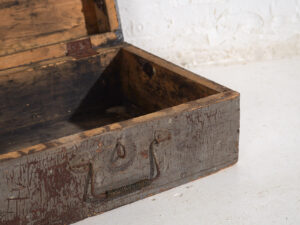 Estuche antiguo con pátina de color gris (c.1920) #76