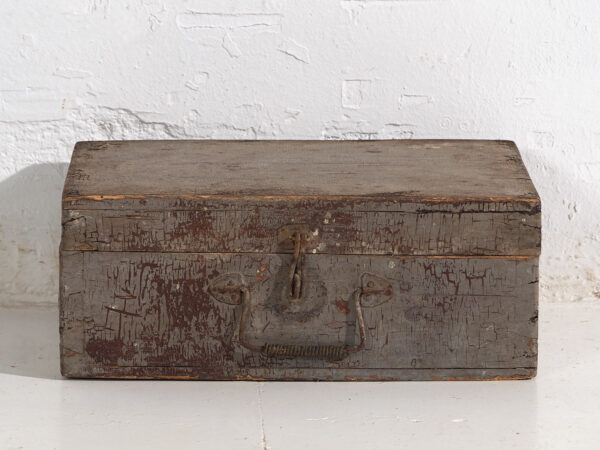 Estuche antiguo con pátina de color gris (c.1920) #76