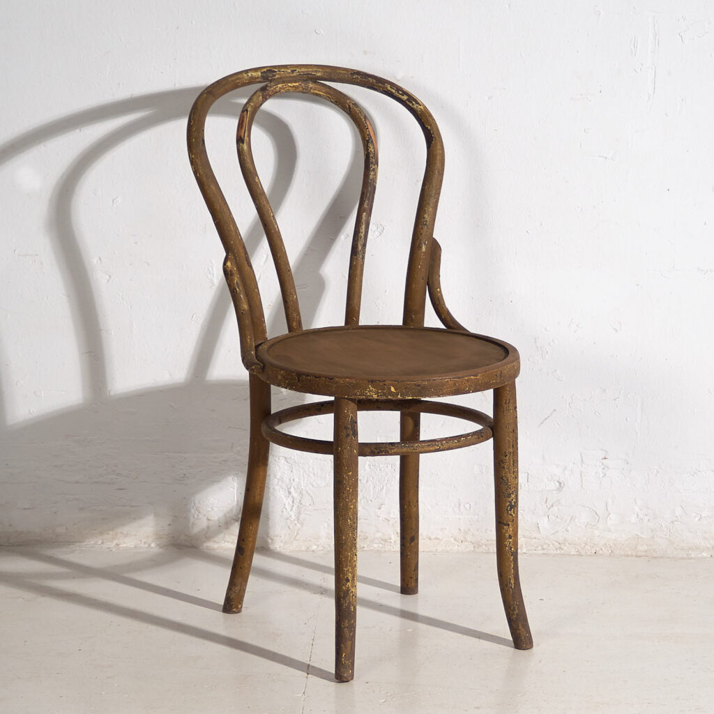 Silla de café antigua de estilo vienés (c.1920)