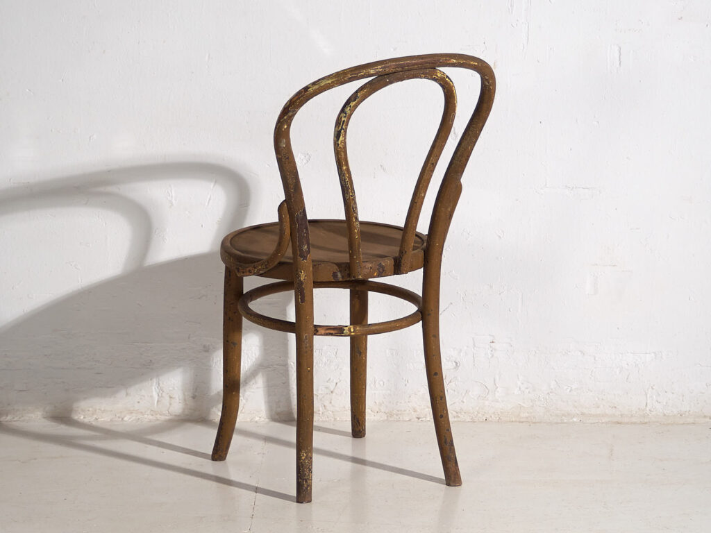 Silla de café antigua de estilo vienés (c.1920)