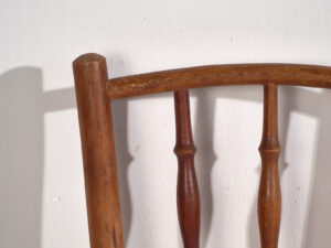 Anciennes chaises Thonet avec assise gravée (c.1920). Ensemble de 2 pièces #1