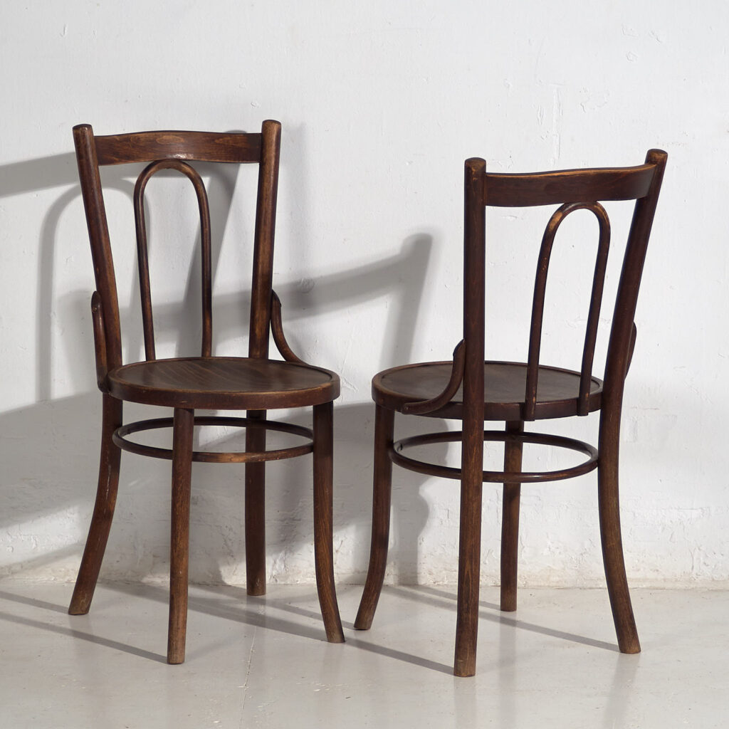 Sillas Thonet estilo vintage (c.1950). Conjunto de 2 piezas #12